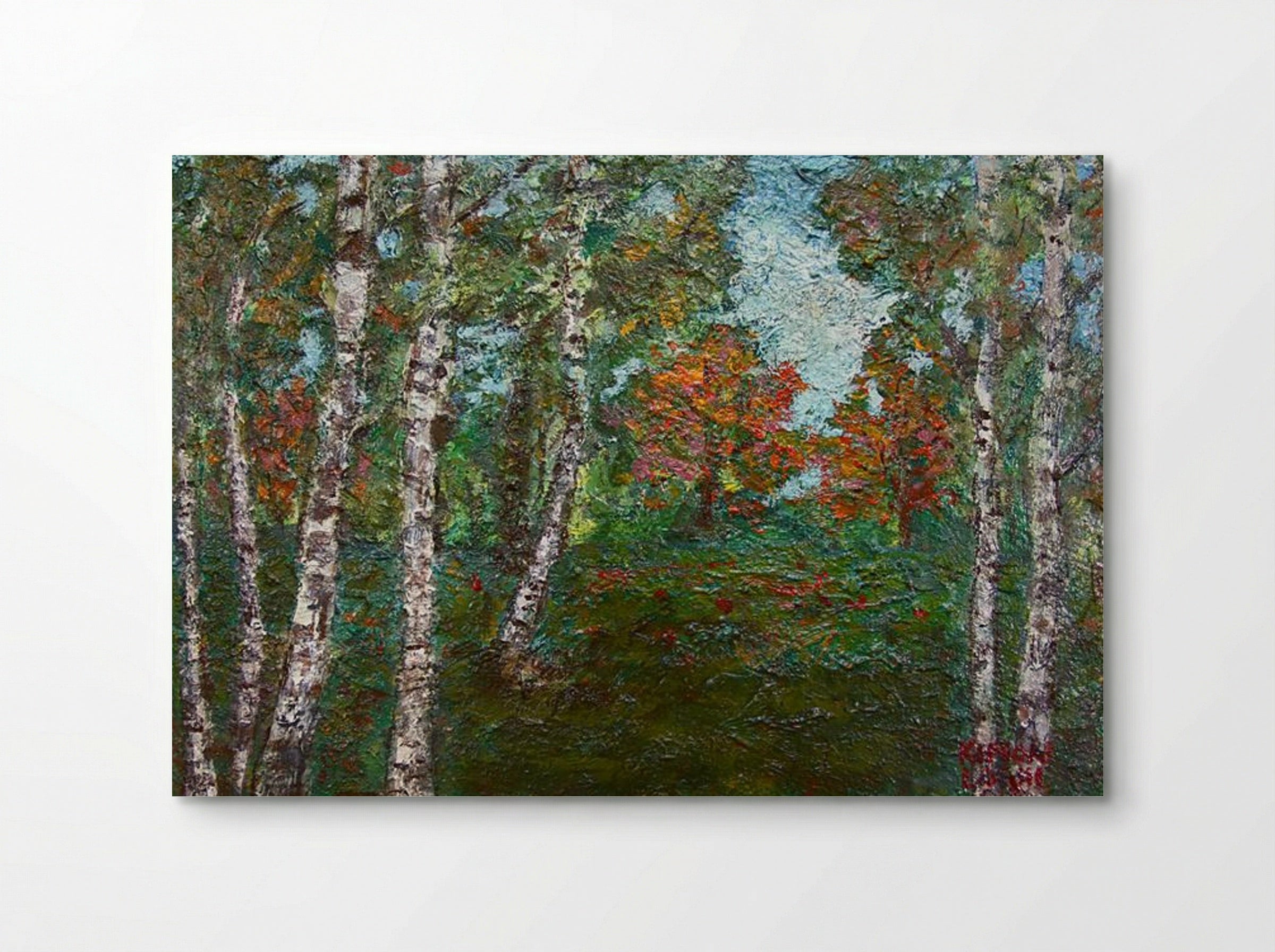 Birch Trees - Kimon Loghi - Poster