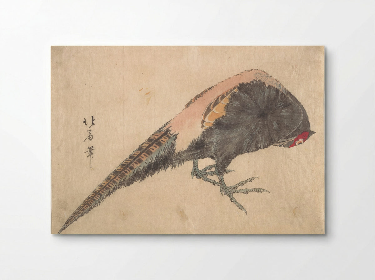 Bird (Woodblock Print) - Hakusanjin Hokui - Poster