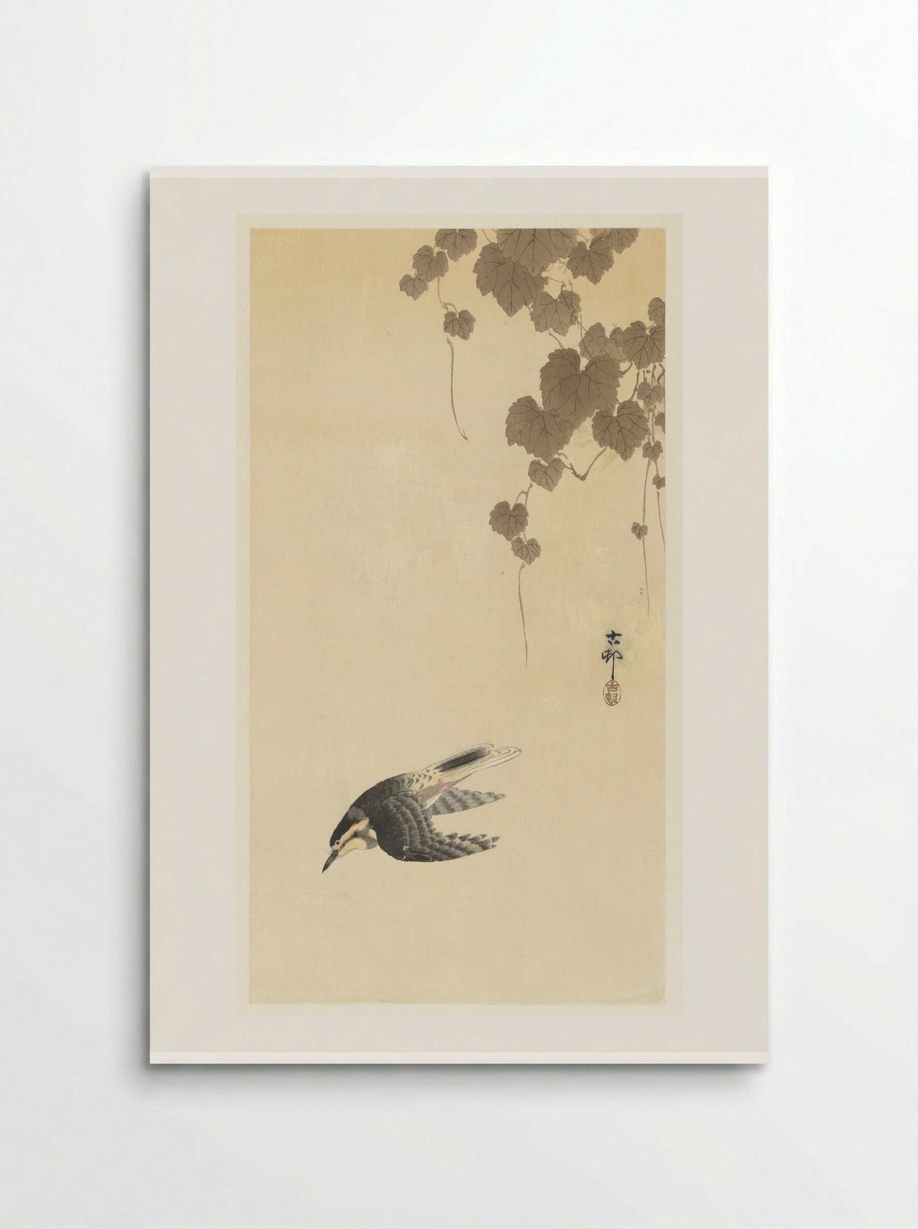 Bird in Downward Flight - Matsuki Heikichi - Poster