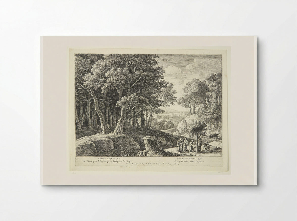 Birth of Adonis - Herman van Swanevelt - Poster