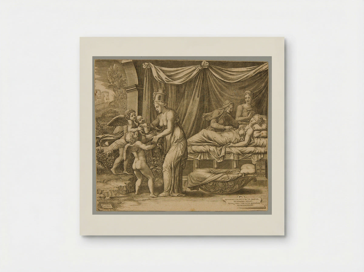 Birth of Memnon - Giorgio Ghisi - Poster