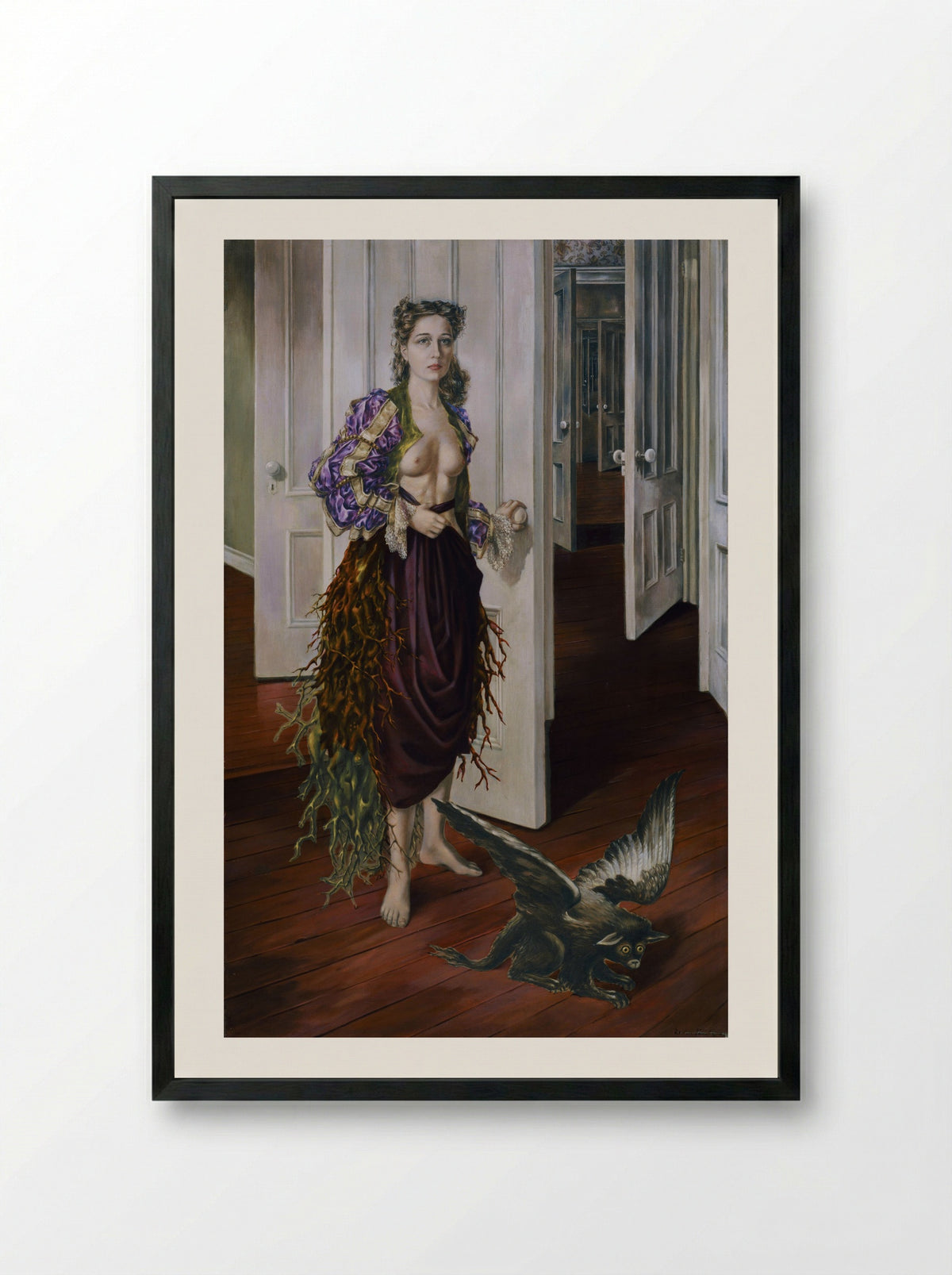Birthday - Dorothea Tanning - Framed Print Black