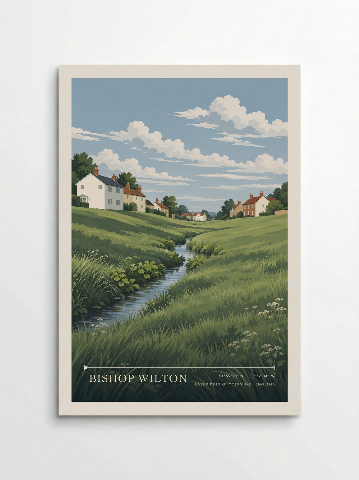 Bishop Wilton, East Riding of Yorkshire | Travel Poster - Poster