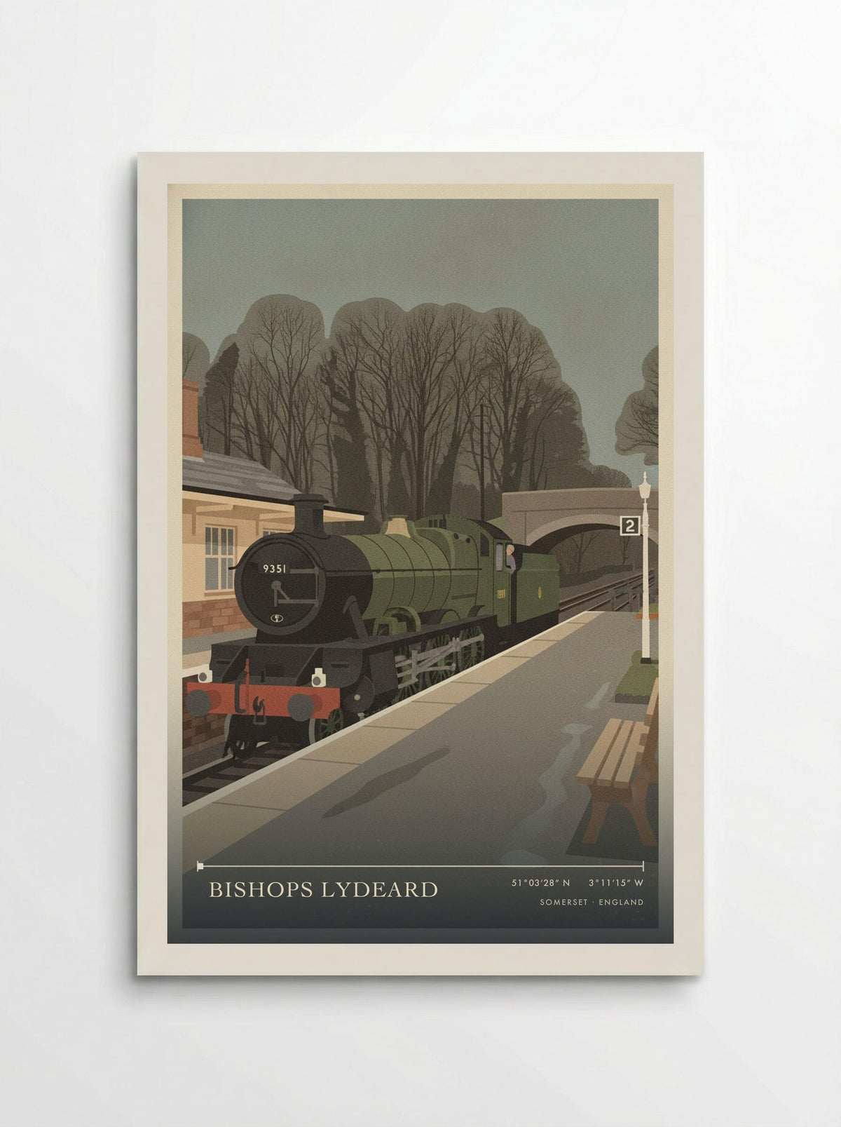 Bishops Lydeard Somerset England Travel Poster - Poster