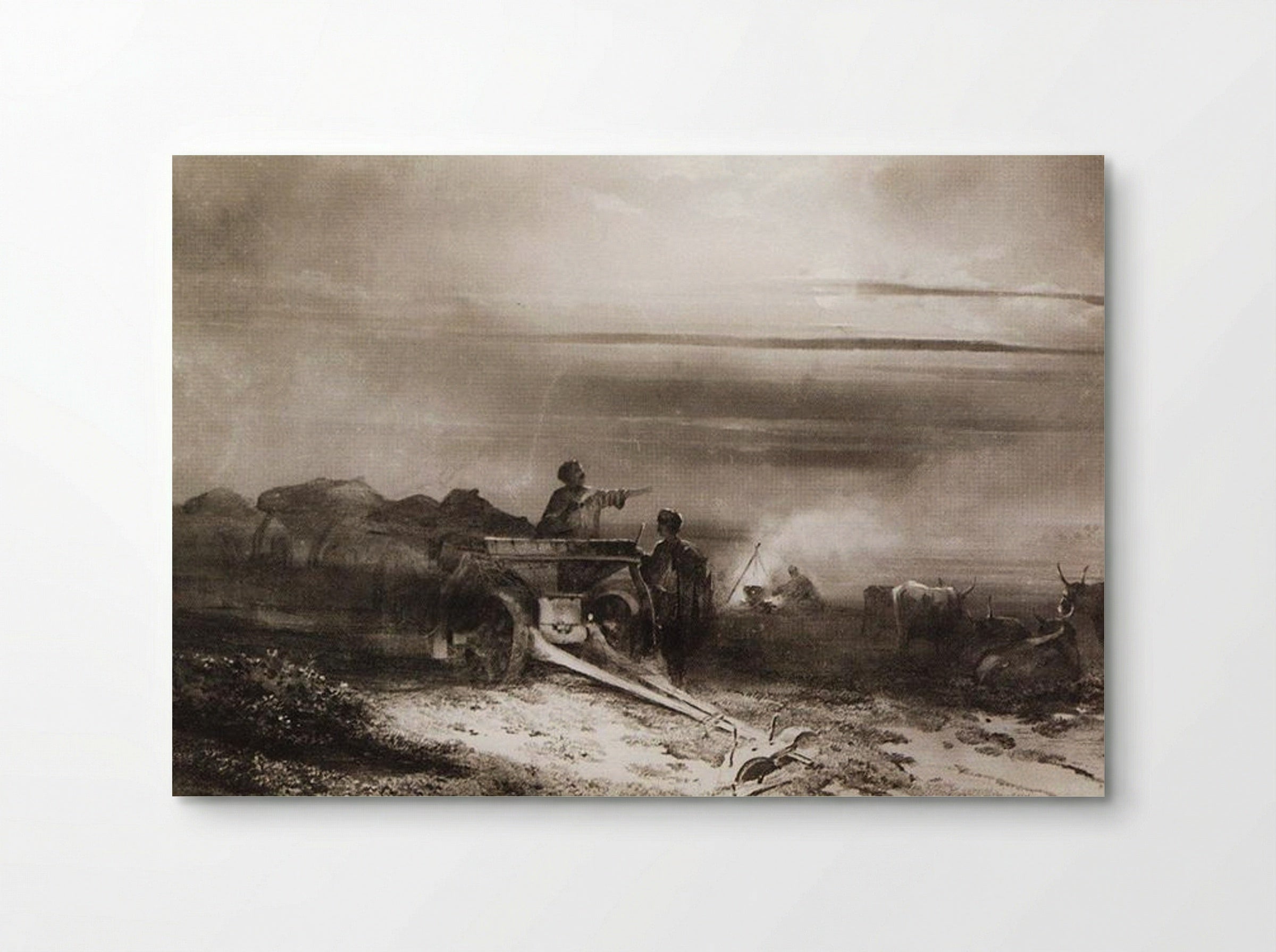 Bivouac in the Desert Convoy - Aleksey Savrasov - Poster