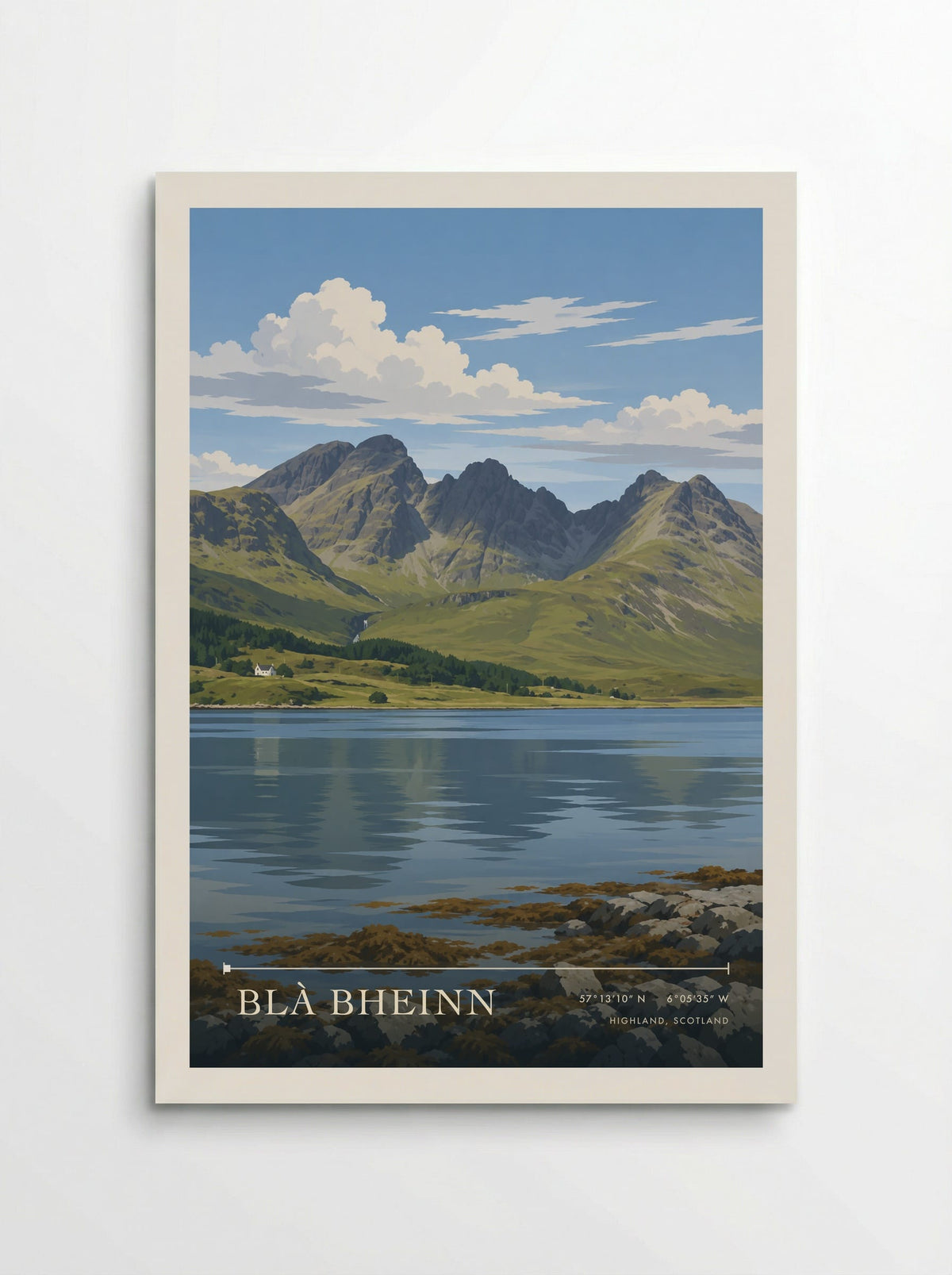 Blà Bheinn, Highland, Scotland | Travel Poster - Poster
