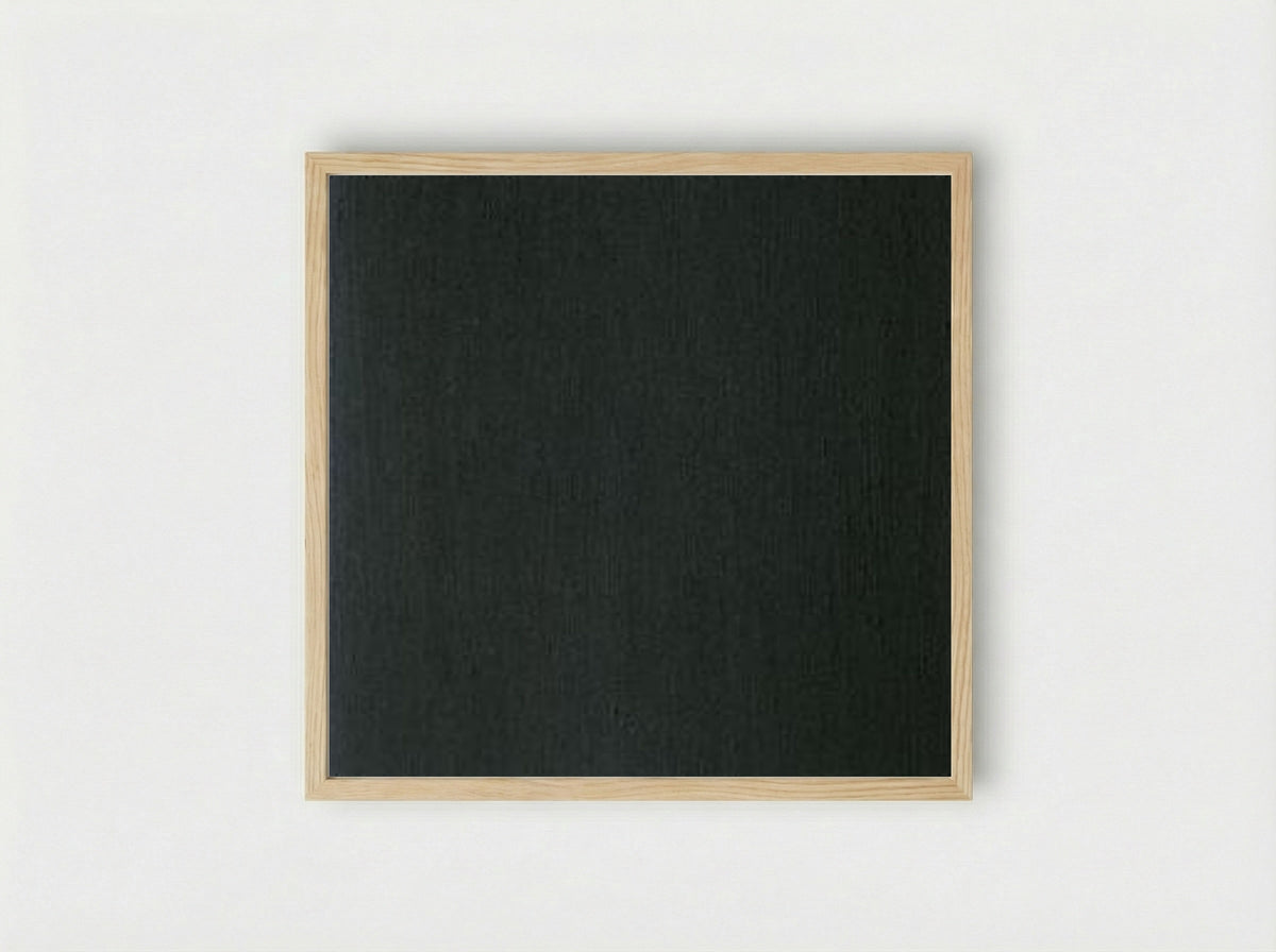 Black Monochrome - Yves Klein - Framed Print Wood