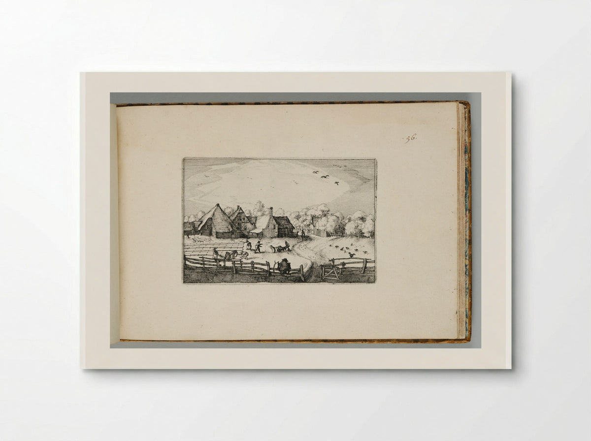 Bleaching-Fields near the Haarlemmer Hout - Claes Jansz. Visscher - Poster