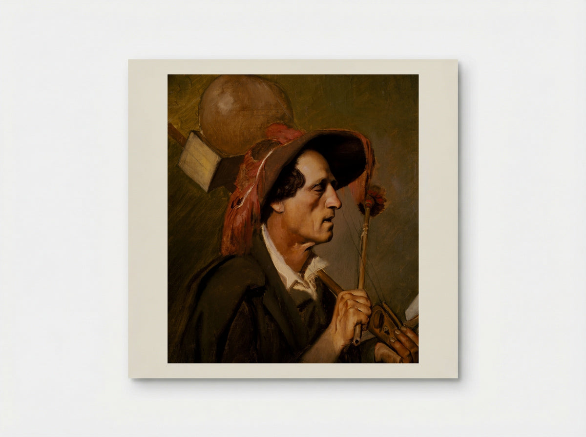 Blind Musician - Vasily Perov - Poster