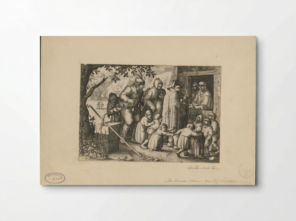 Blinde liereman - Claes Jansz. Visscher (II) - Poster
