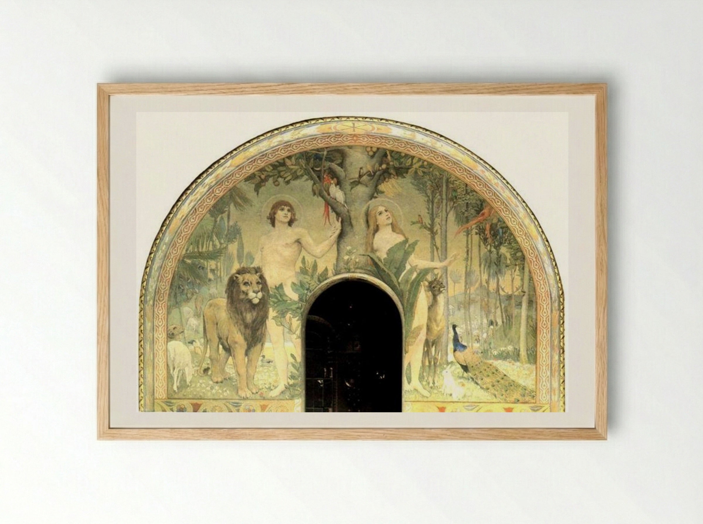 Bliss of Paradise - Viktor Vasnetsov - Framed Print Wood