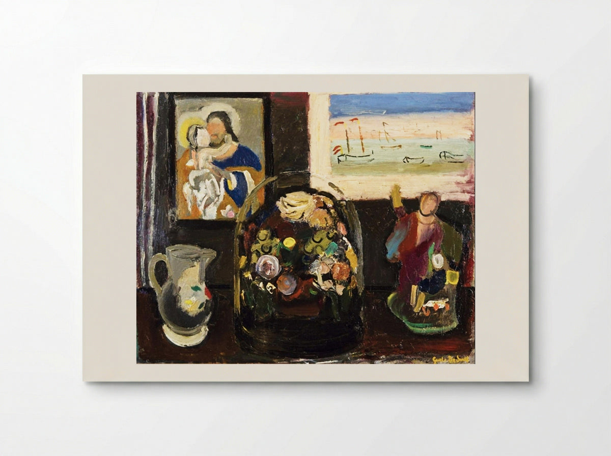 Bloemen Onder Glazen Stolp - Gustave de Smet - Poster