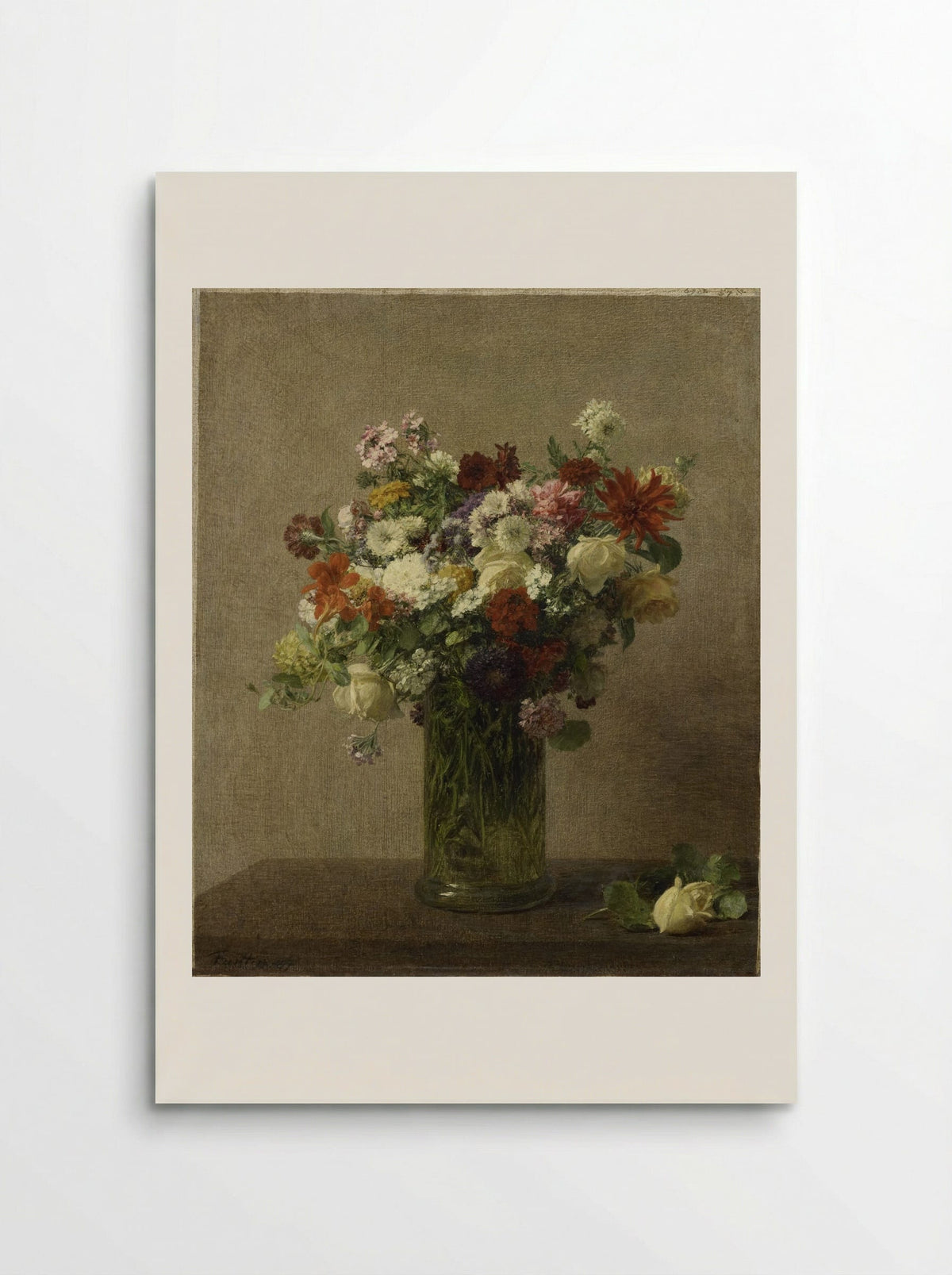 Bloemen uit Normandië - Henri Fantin-Latour - Poster