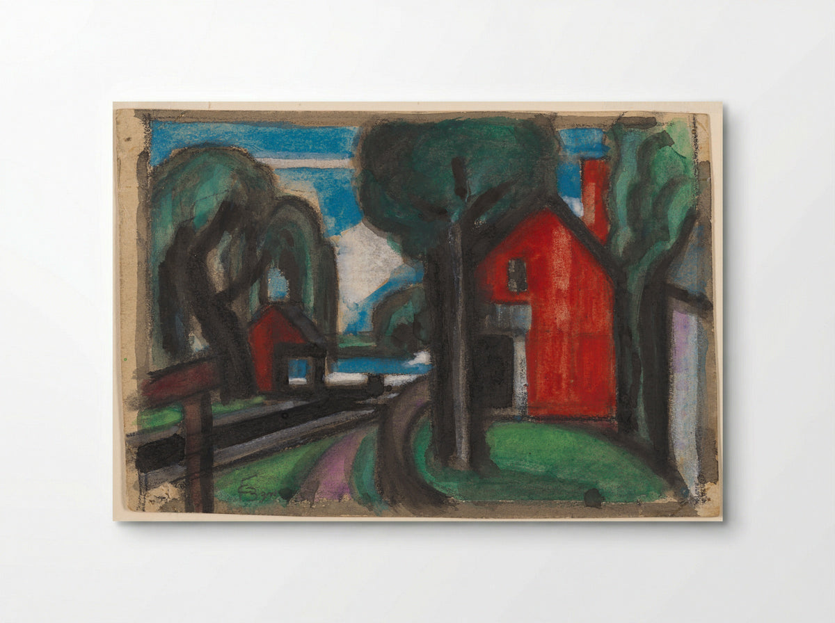 Bloomfield Lock - Oscar Bluemner - Poster
