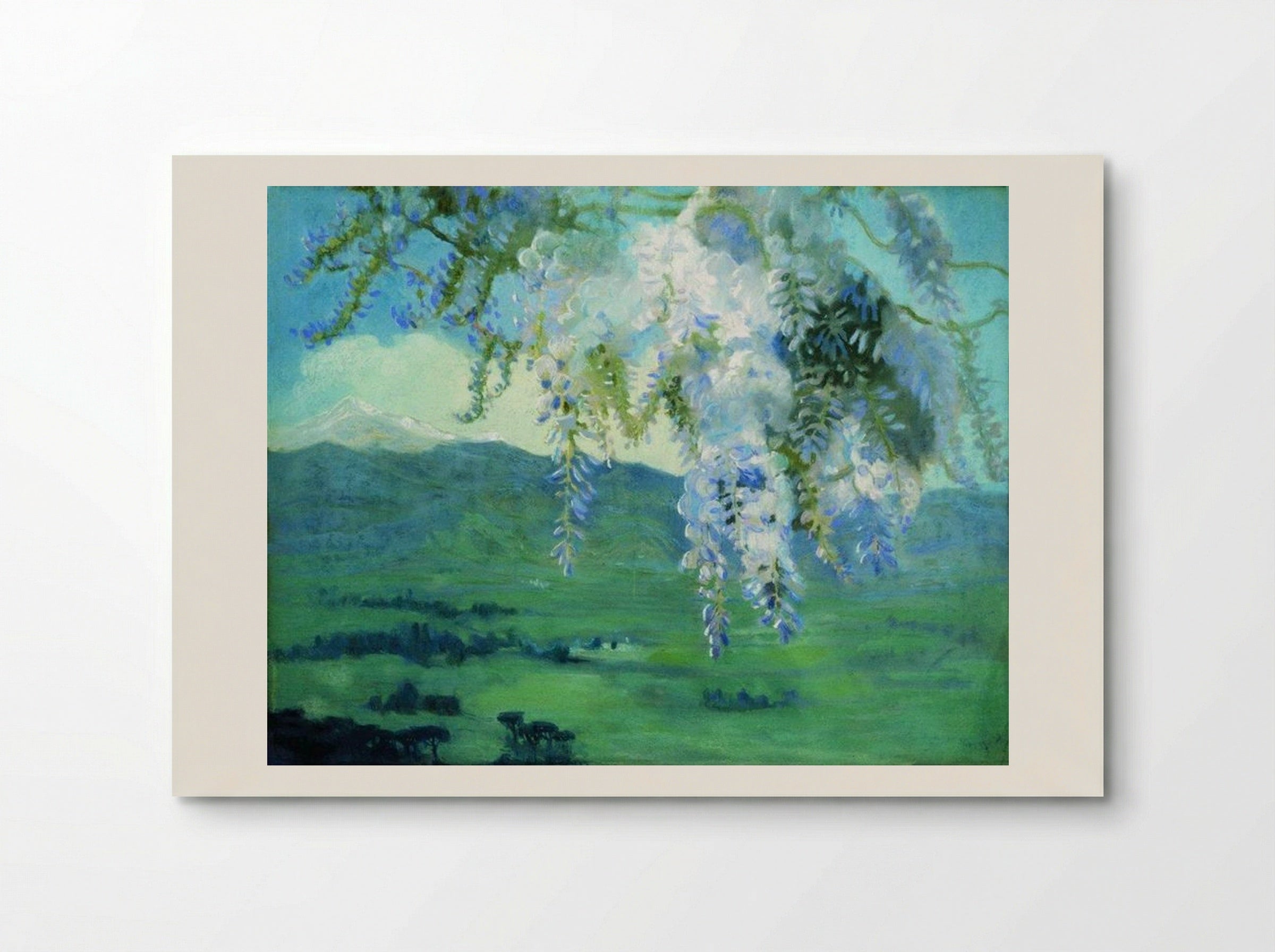 Blooming Wisteria - Boris Kustodiev - Poster