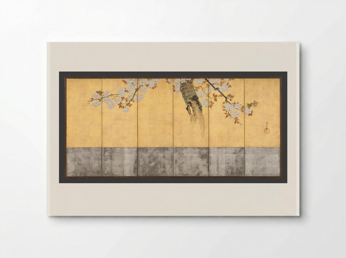 Blossoming Cherry Trees - Sakai Hōitsu - Poster