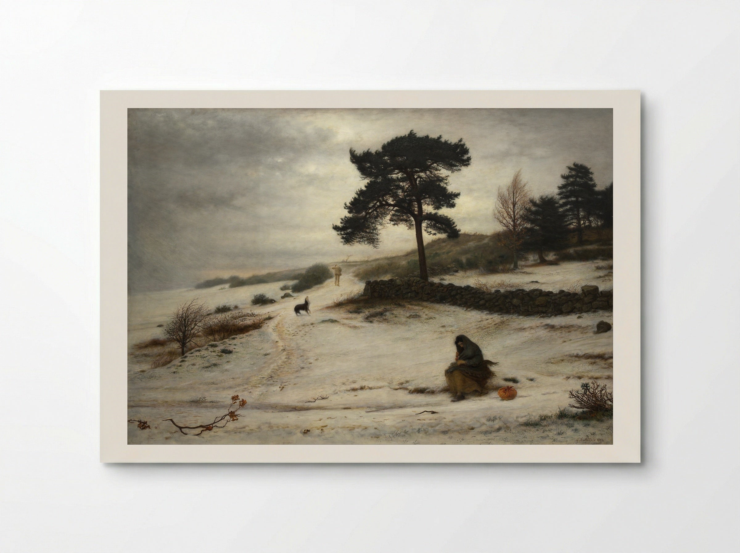Blow, Blow, Thou Winter Wind - John Everett Millais - Poster