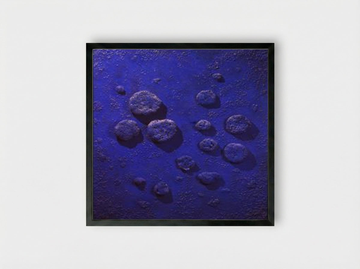 Blue Agreement - Yves Klein - Framed Print Black