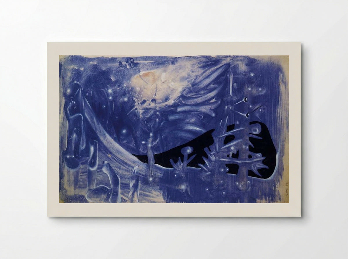 Blue Composition - Roberto Matta - Poster