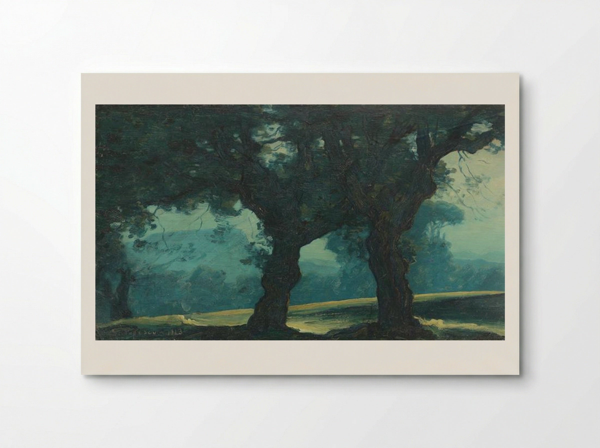 Blue Landscape - Stefan Popescu - Poster