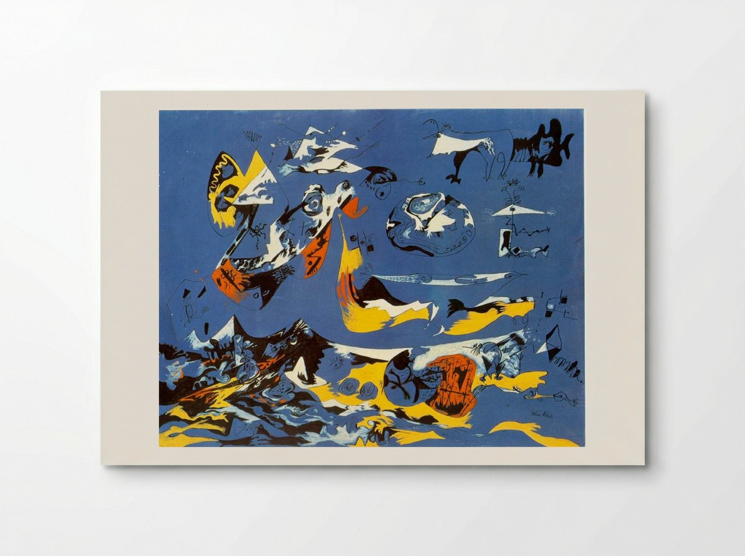 Blue (Moby Dick) - Jackson Pollock - Poster