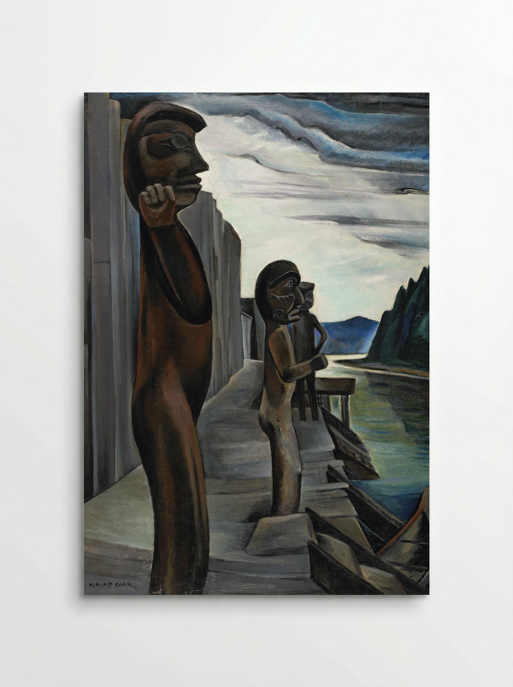 Blunden Harbour - Emily Carr - Poster