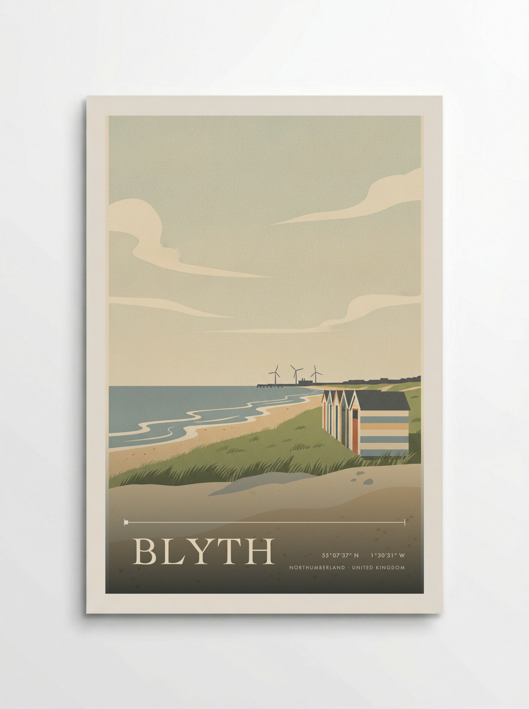 Blyth Northumberland United Kingdom Travel Poster - Poster