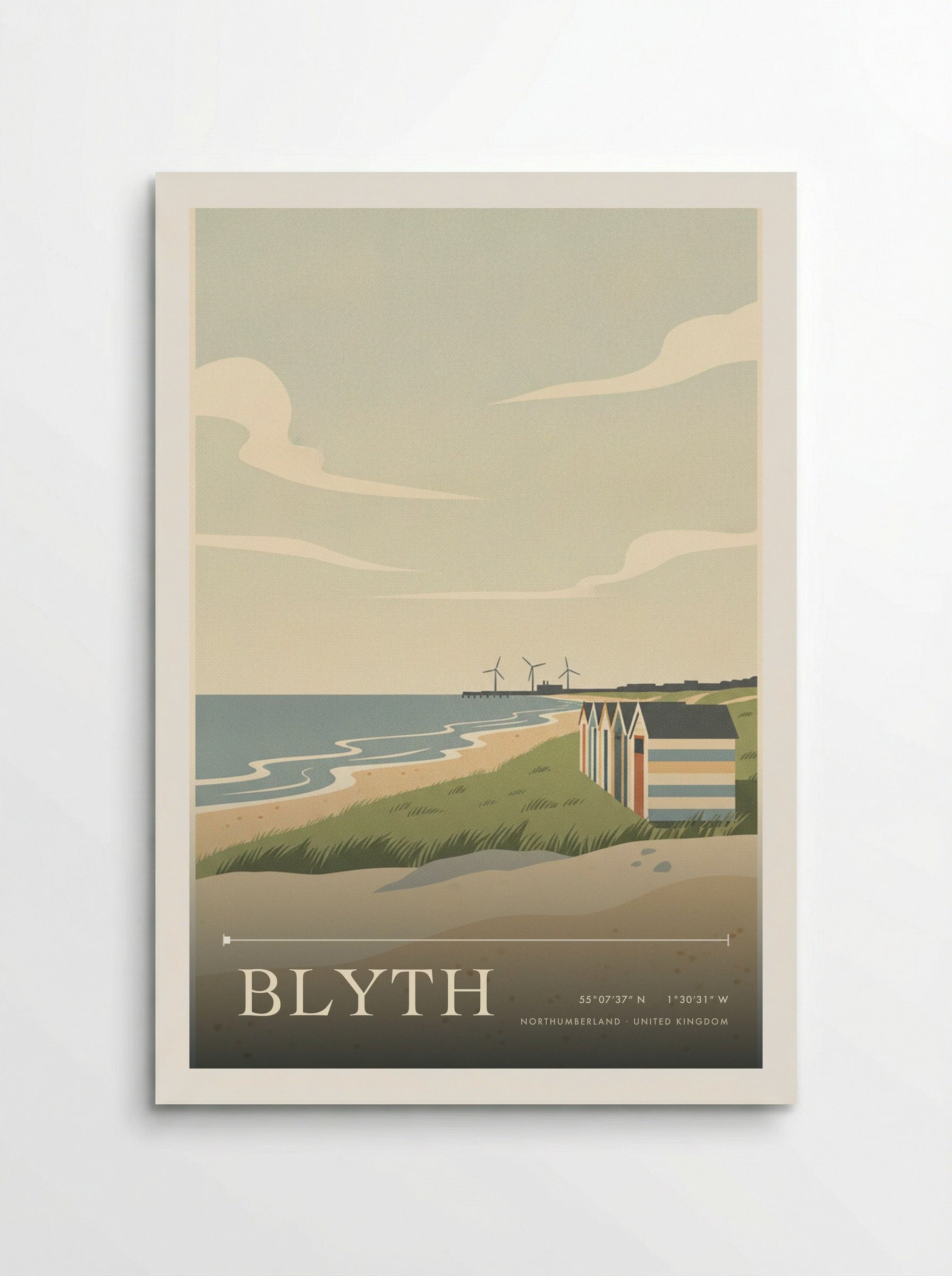 Blyth Northumberland United Kingdom Travel Poster - Poster