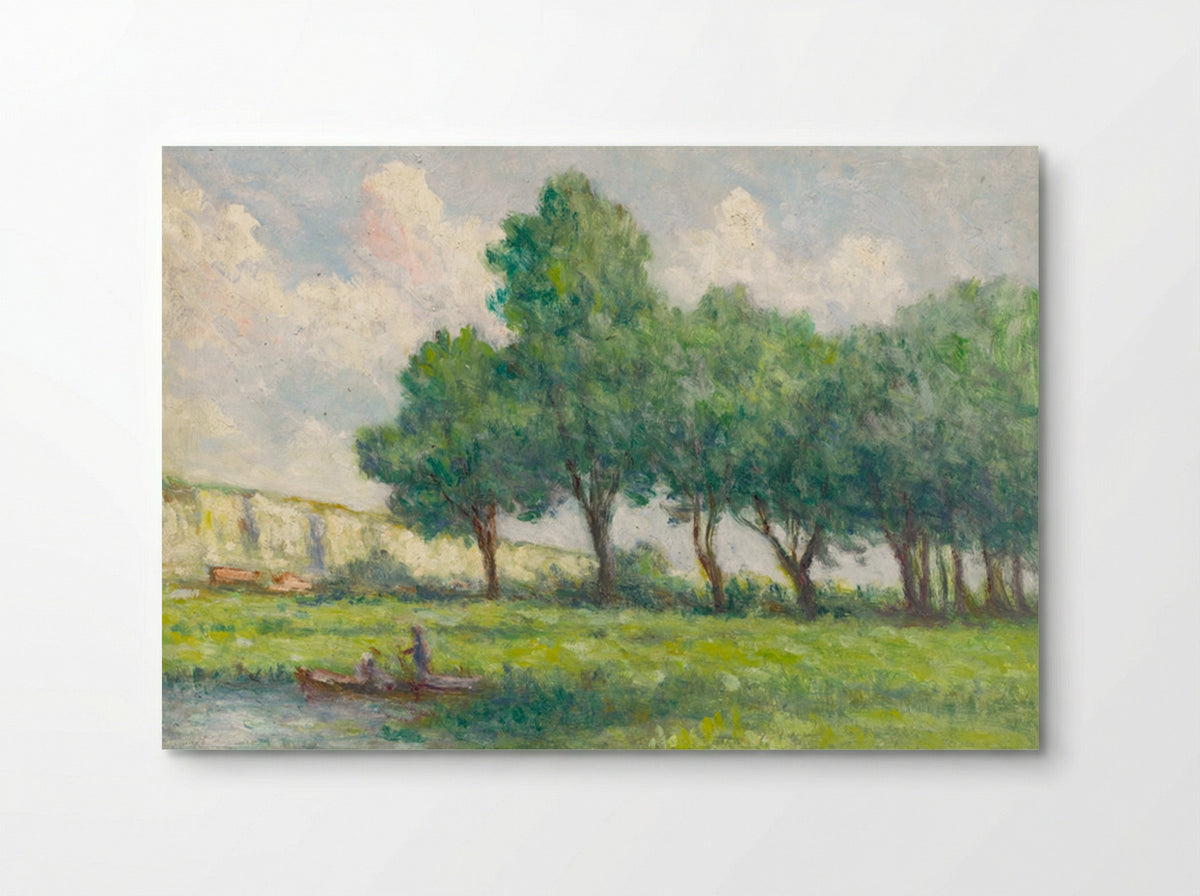 Boat Near Rolleboise - Maximilien Luce - Poster