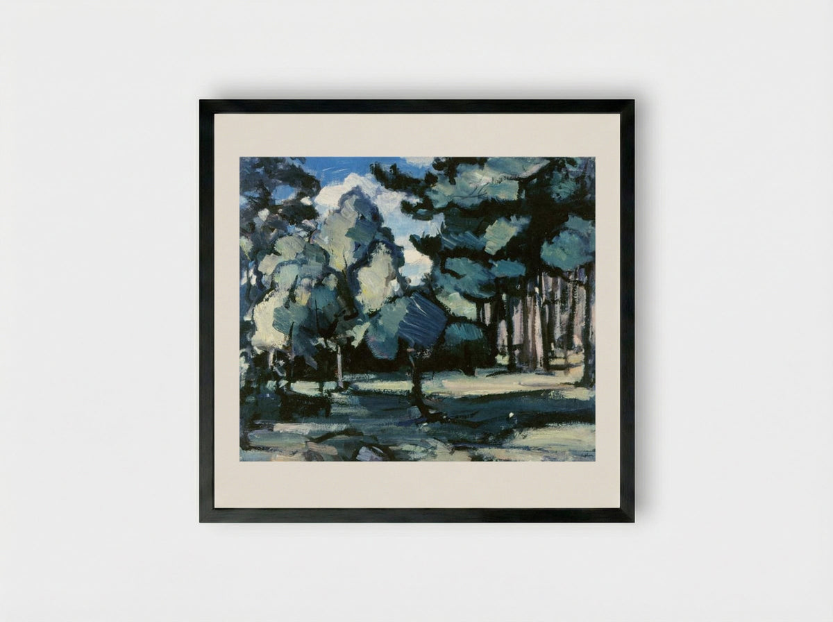 Boat of Garten - Samuel Peploe - Framed Print Black