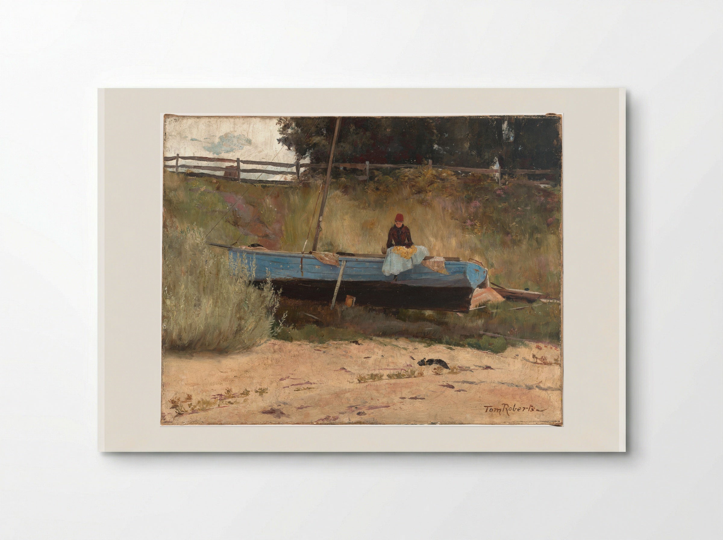 Boat on Beach, Queenscliff - Tom Roberts - Poster