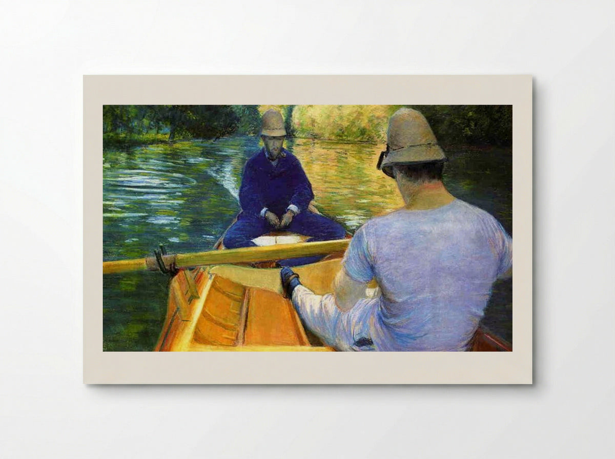 Boaters on the Yerres - Gustave Caillebotte - Poster