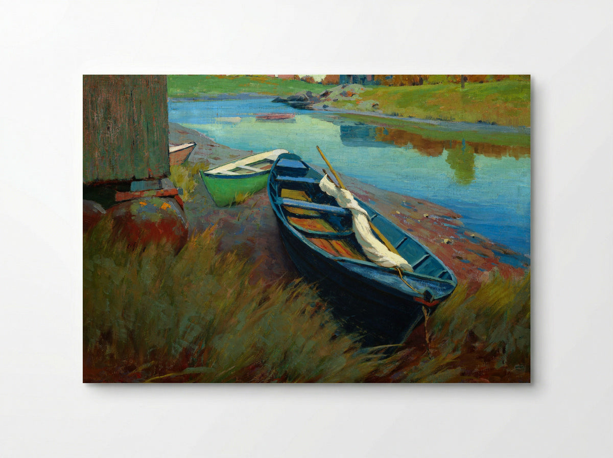 Boats at Rest - Arthur Wesley Dow - Poster