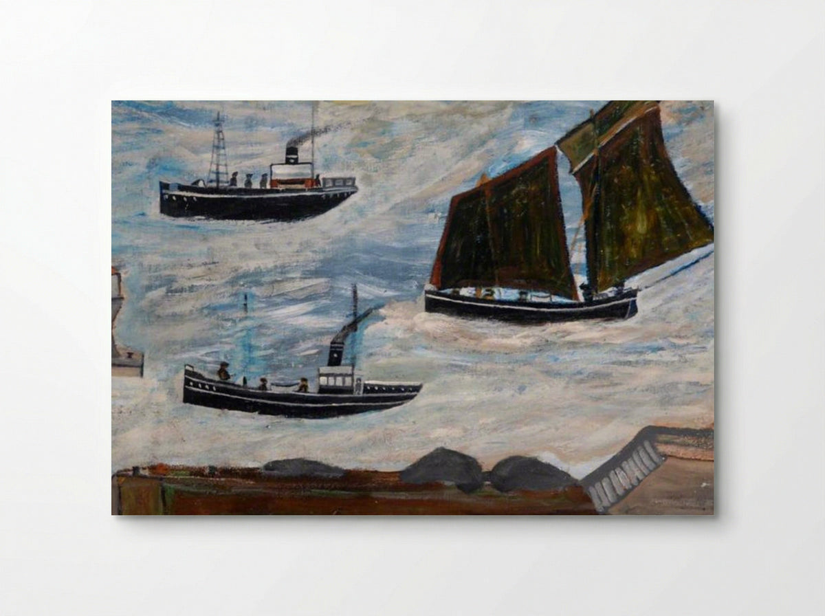 Boats - Alfred Wallis - Poster
