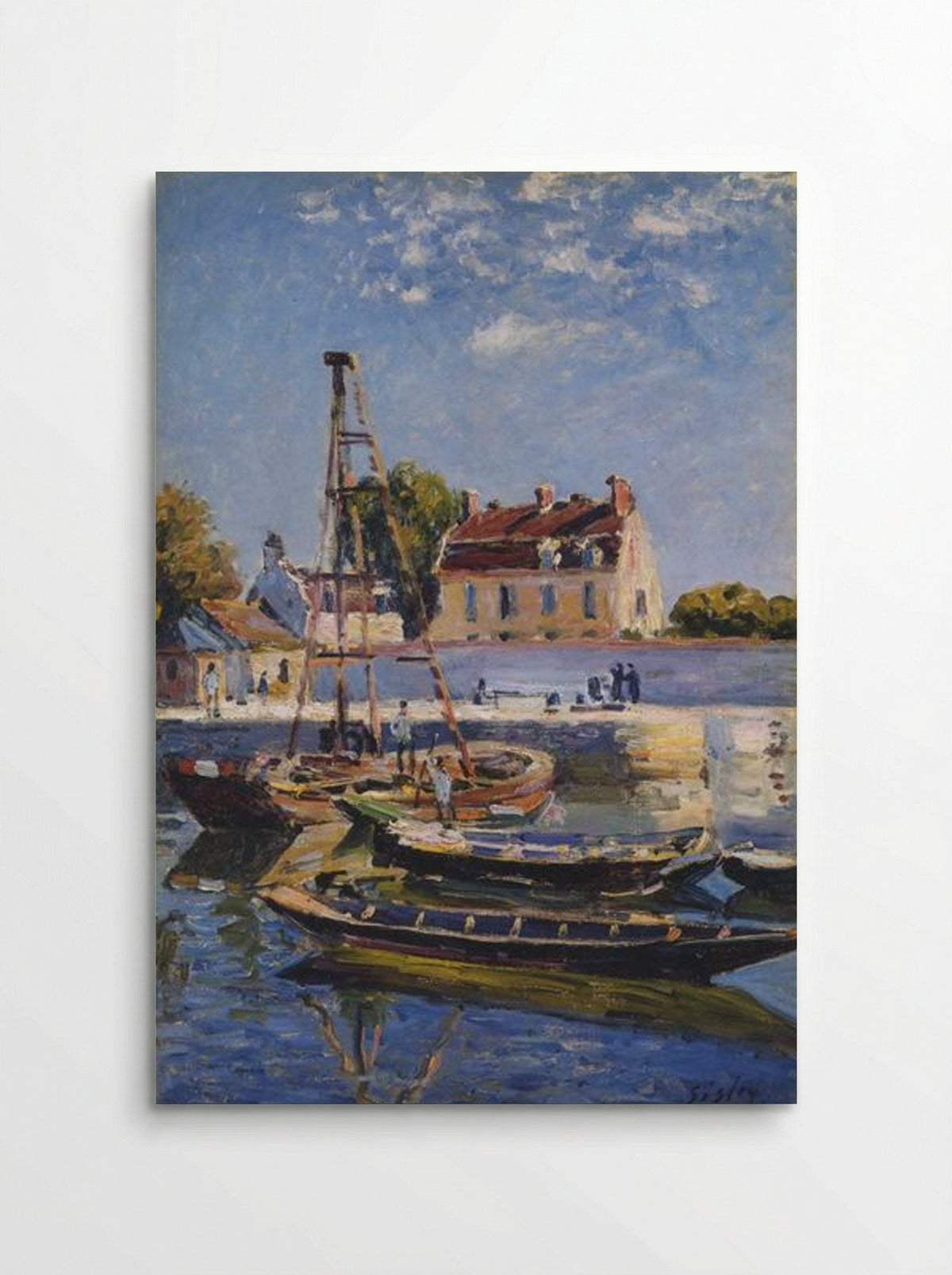 Boats - Alfred Sisley - Poster