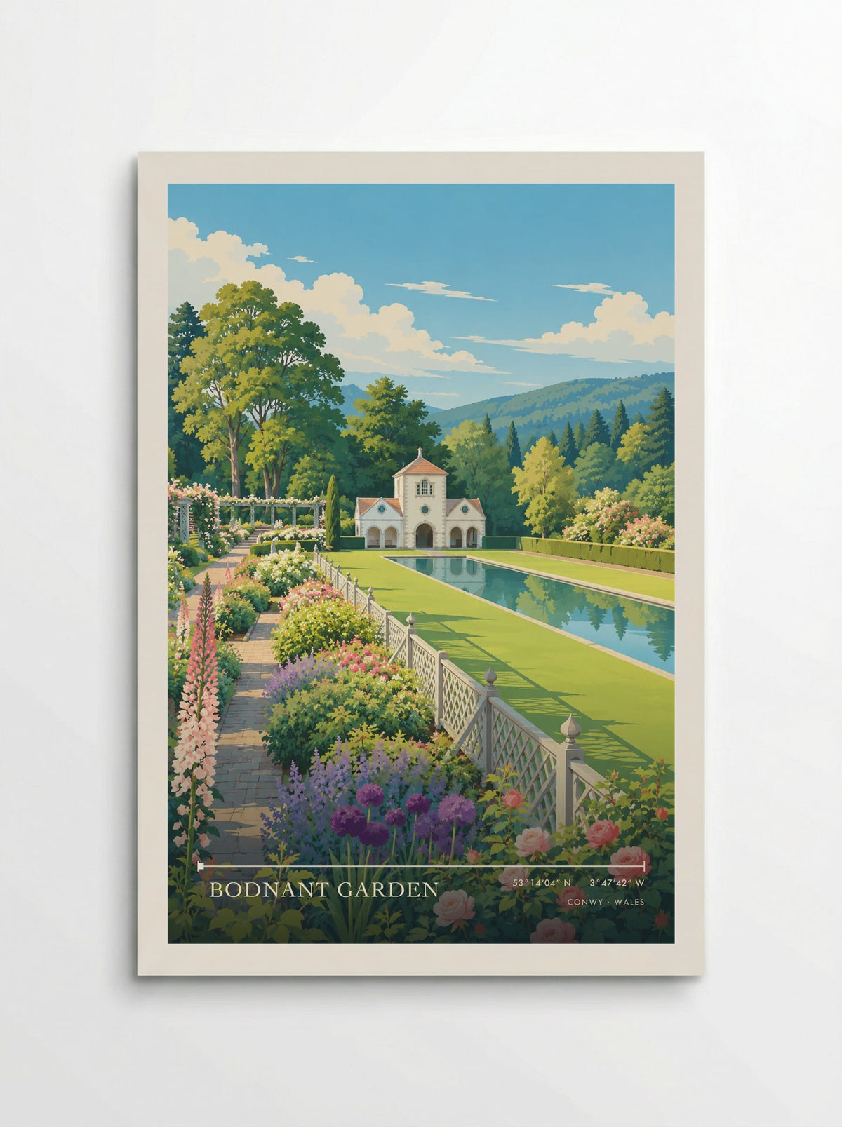 Bodnant Garden, Conwy | Travel Poster - Poster