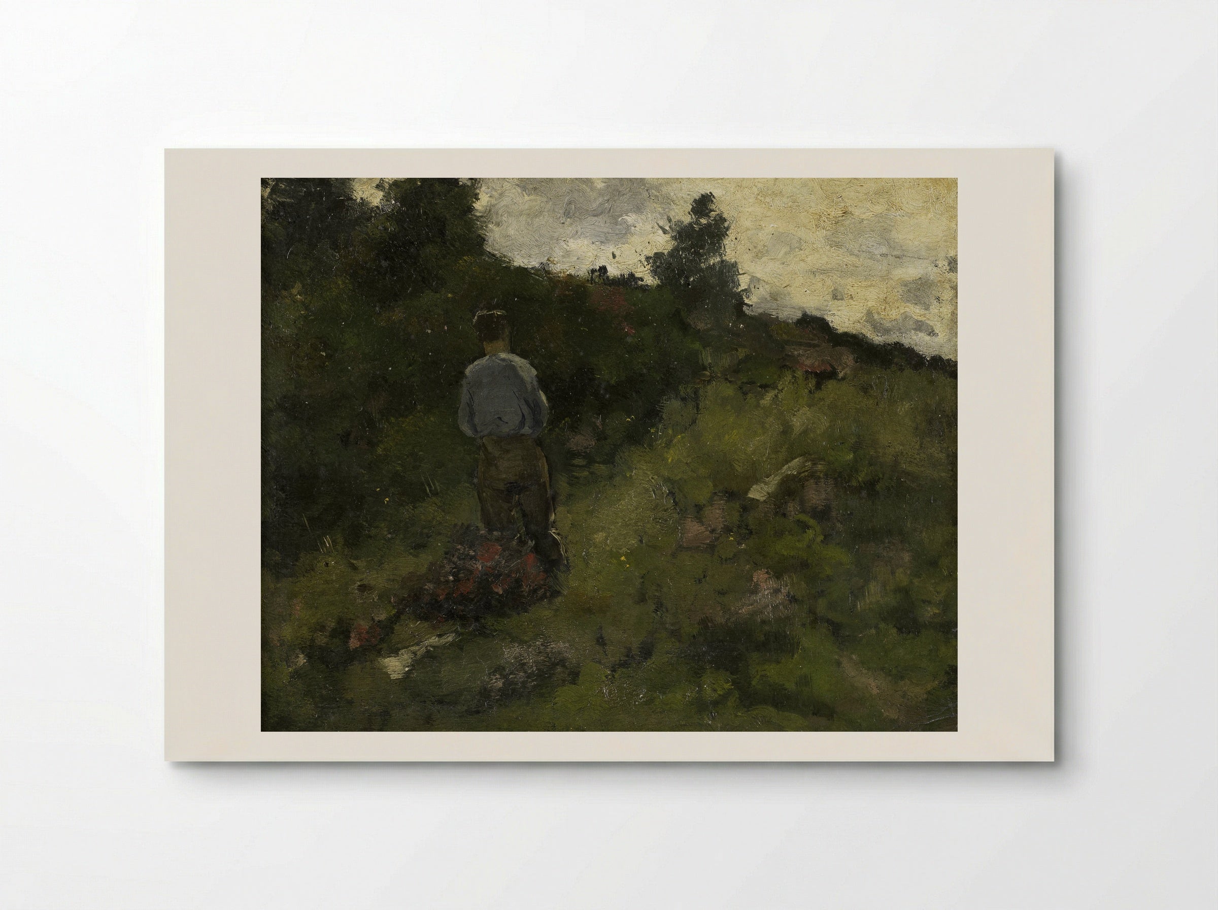 Boer bij een bosrand - Richard Nicolaüs Roland Holst - Poster