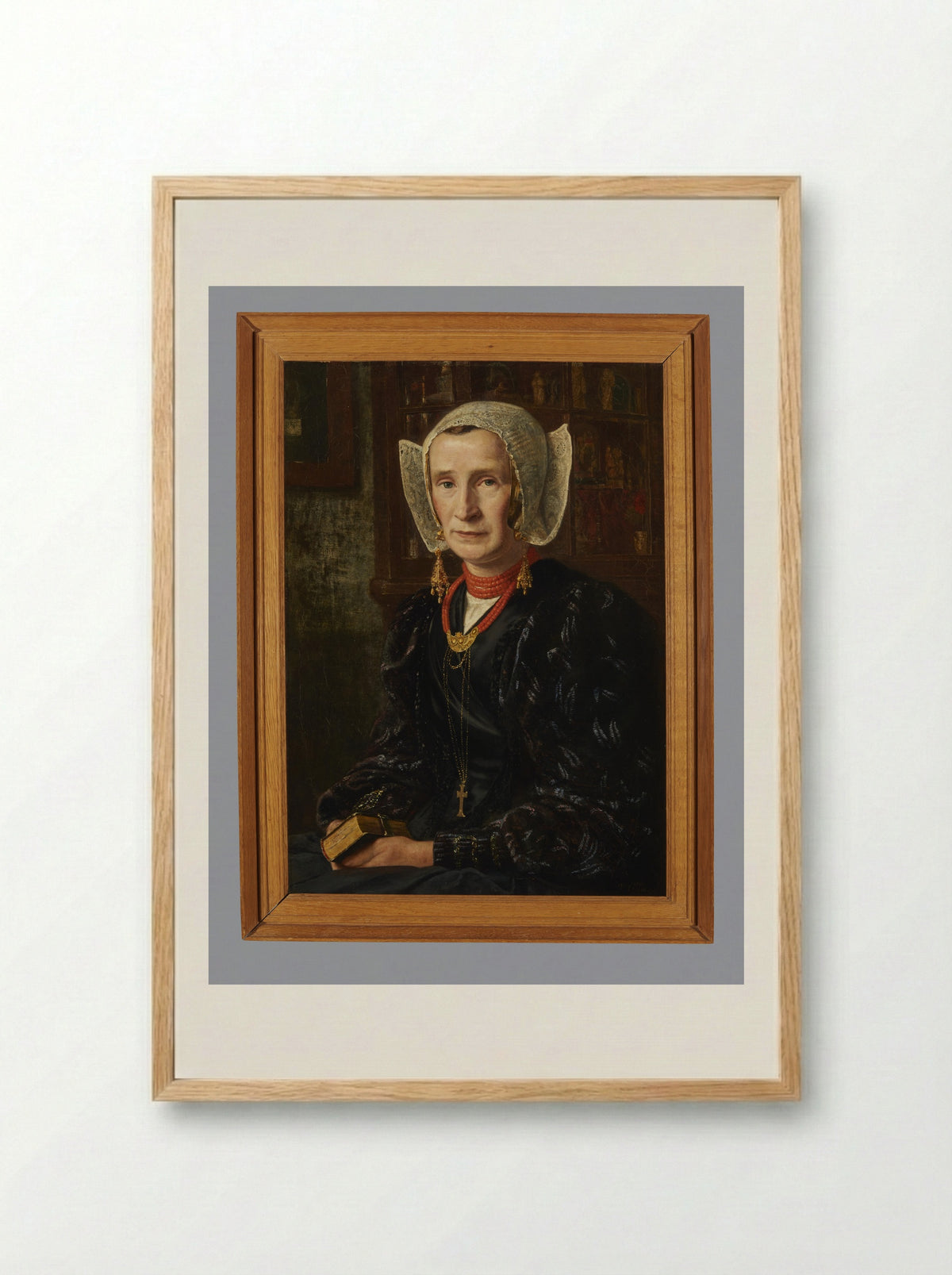 Boer uit Laren - Martinus van Regteren Altena - Framed Print Wood