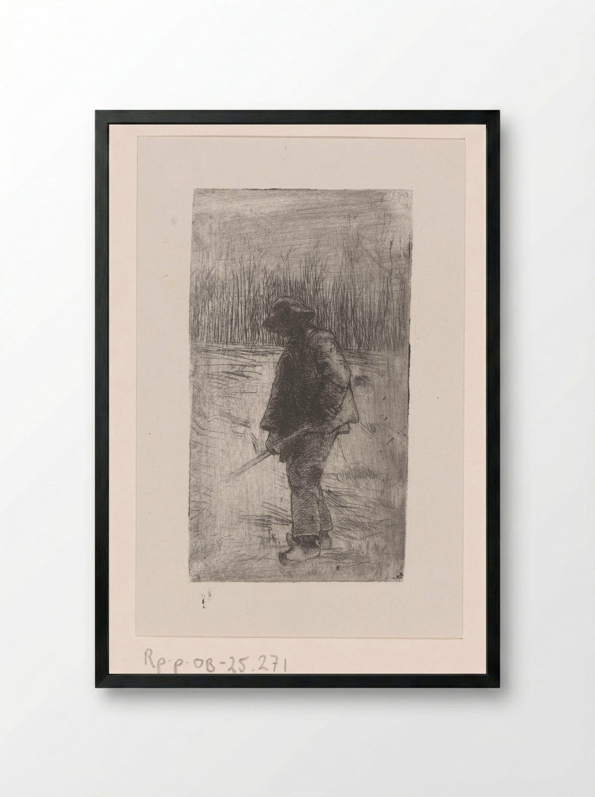 Boer - Philip Zilcken - Framed Print Black