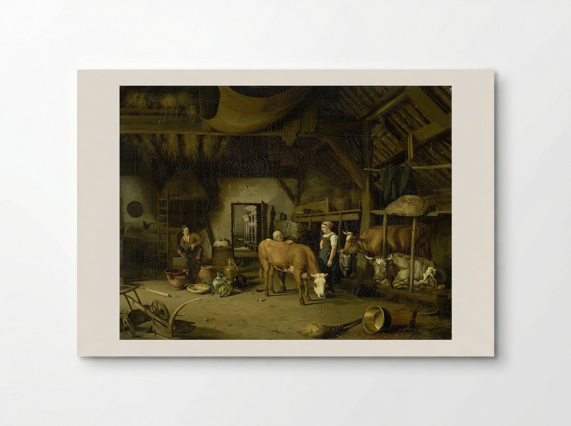 Boerendeel (Farm Interior) - James de Rijk - Poster
