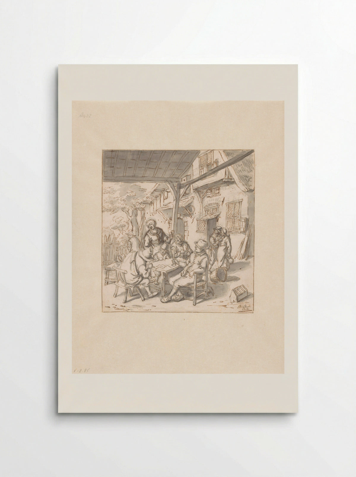 Boerenherberg - Johannes de Groot - Poster