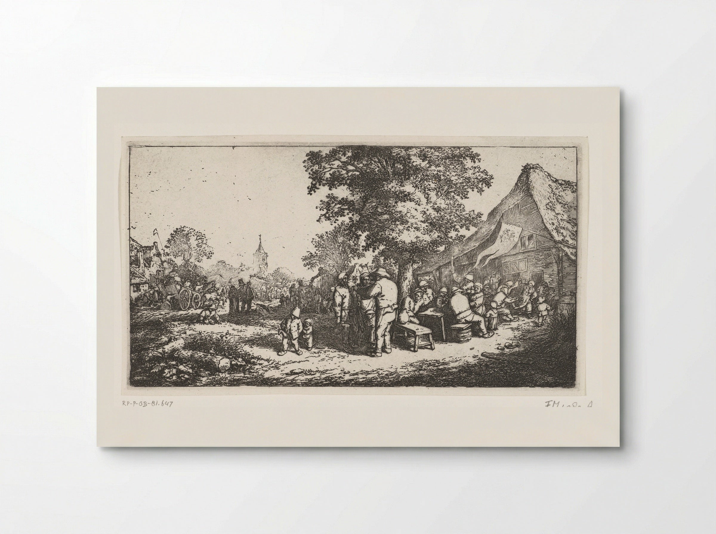 Boerenkermis - Adriaen van Ostade - Poster