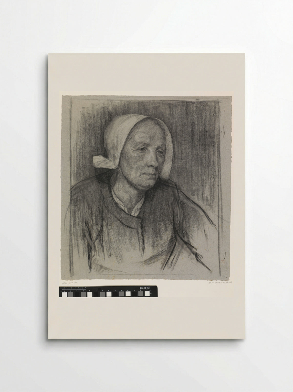 Boerenvrouw - Agnieta Cornelia Gijswijt - Poster
