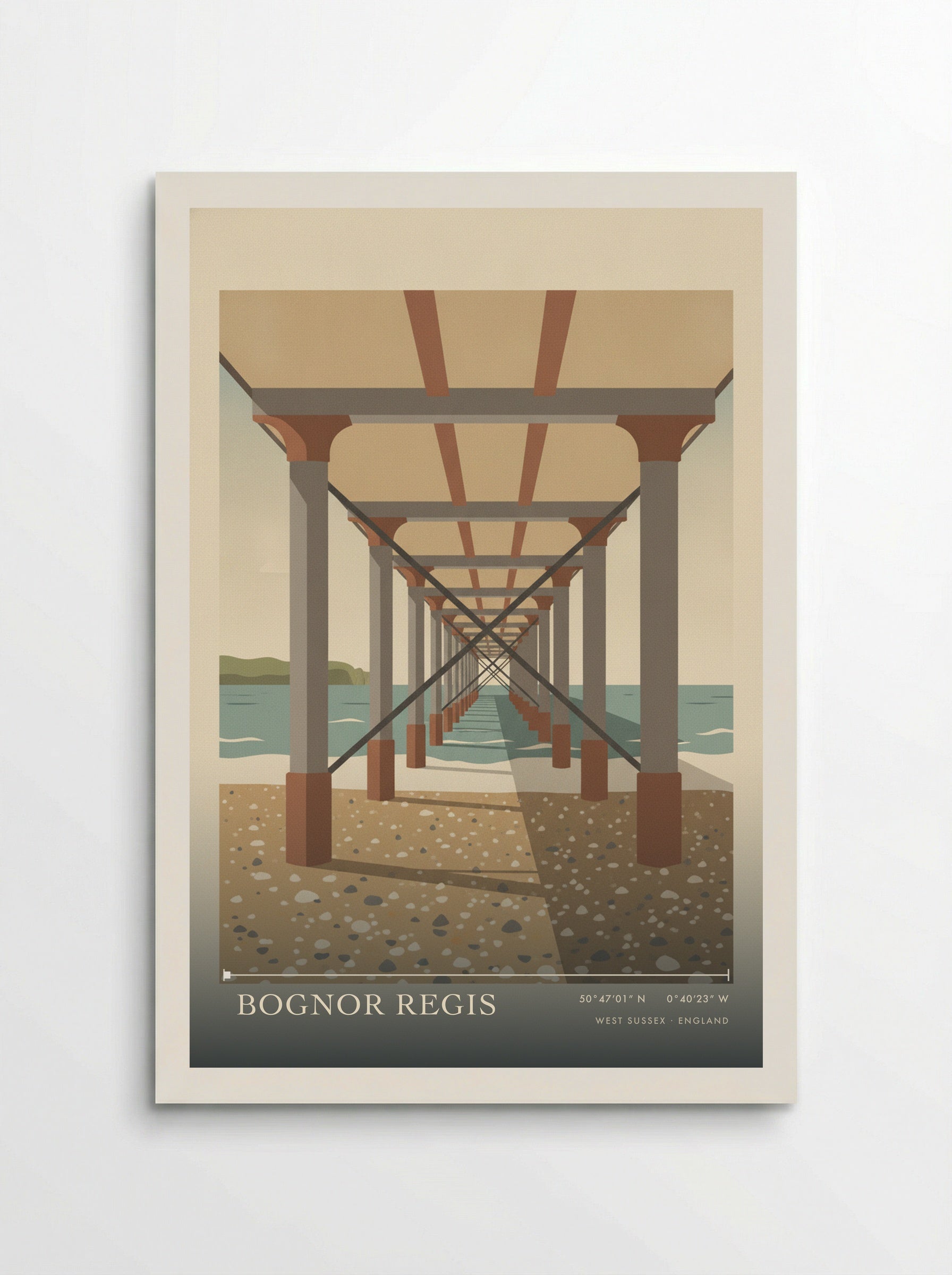 Bognor Regis West Sussex England Travel Poster - Poster
