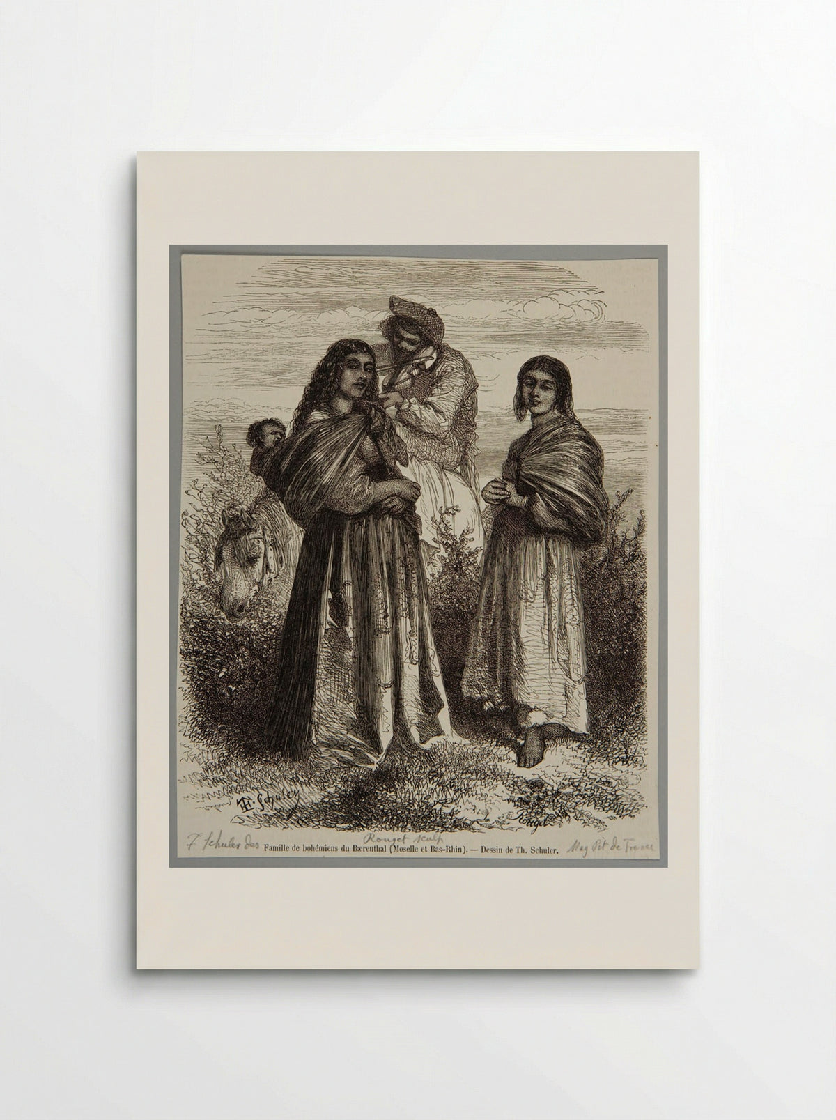 Bohemian Family of Baerenthal - François Rouget - Poster