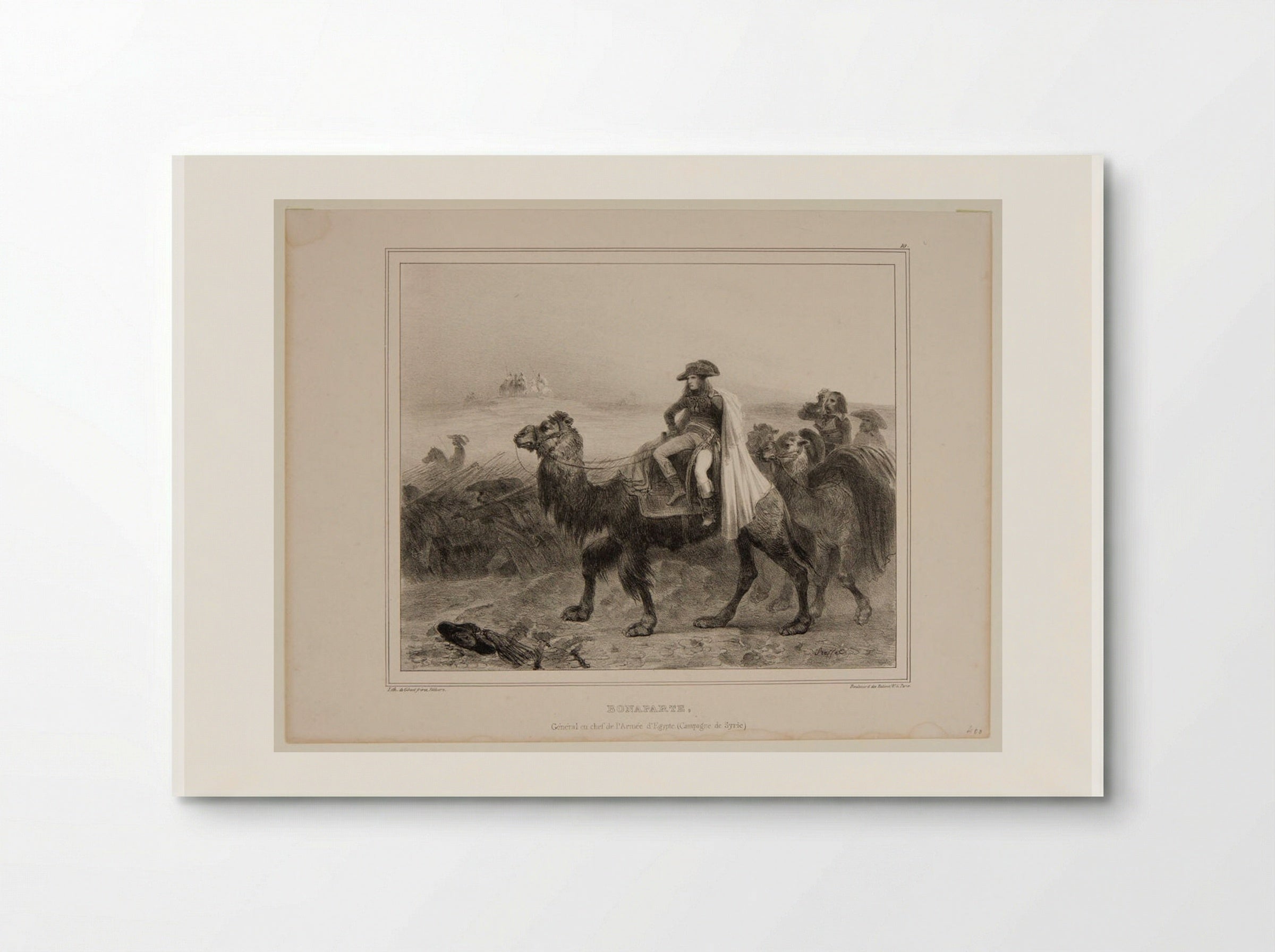 Bonaparte, Général en chef de l'Armée d'Égypte - Denis-Auguste-Marie Raffet - Poster