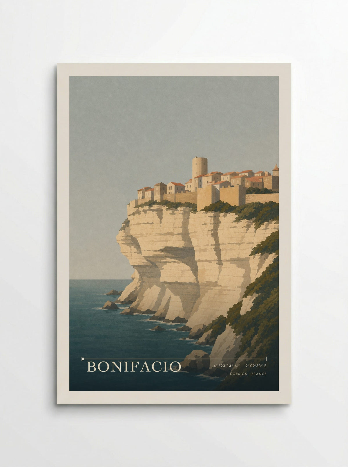 Bonifacio travel poster print