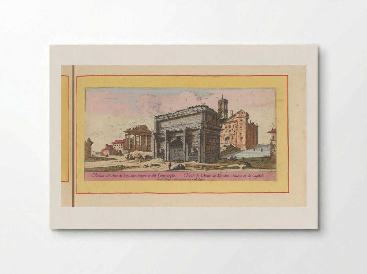 Boog van Septimius Severus te Rome - Anna Beeck - Poster