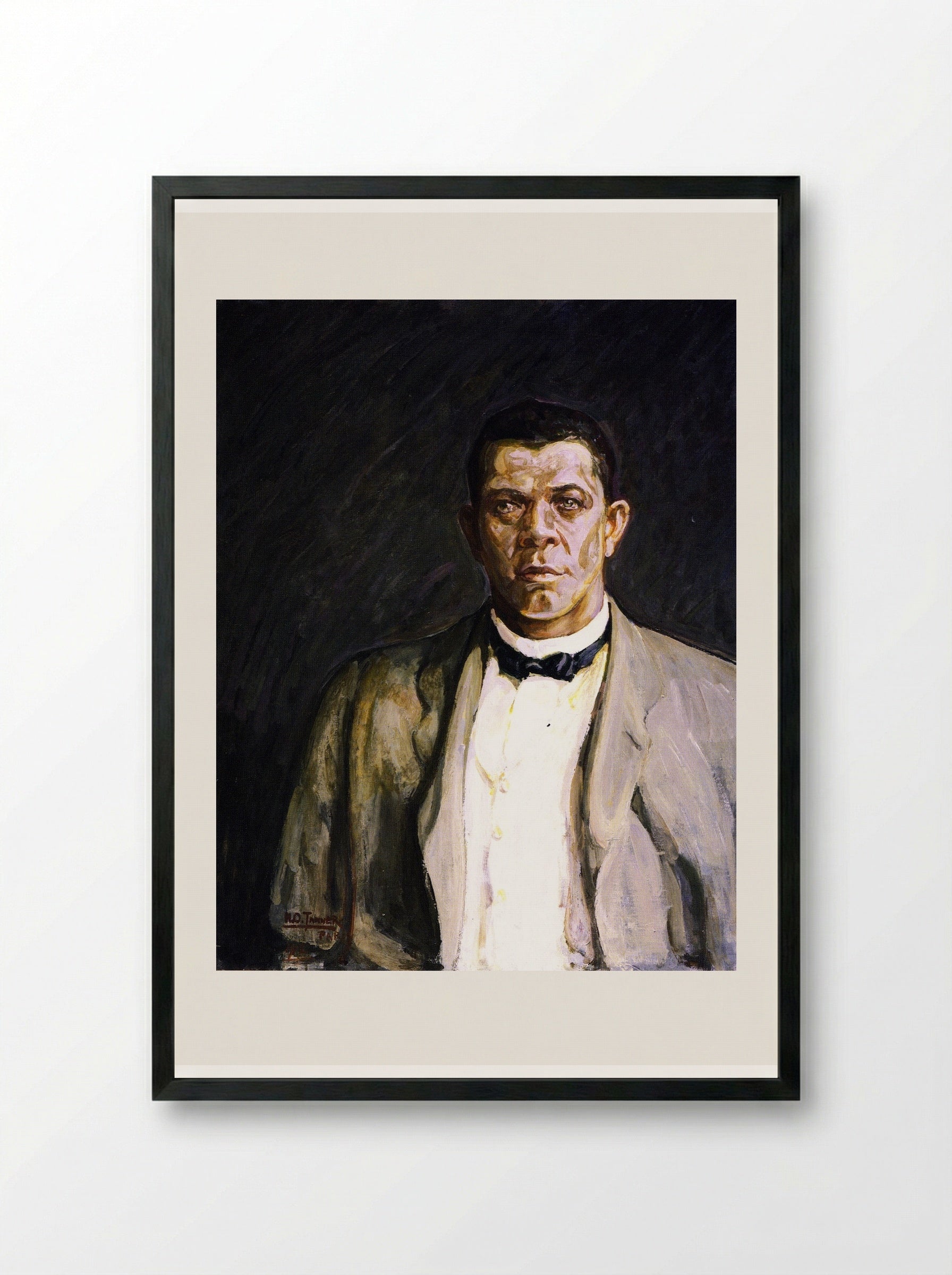 Booker T. Washington - Henry Ossawa Tanner - Framed Print Black