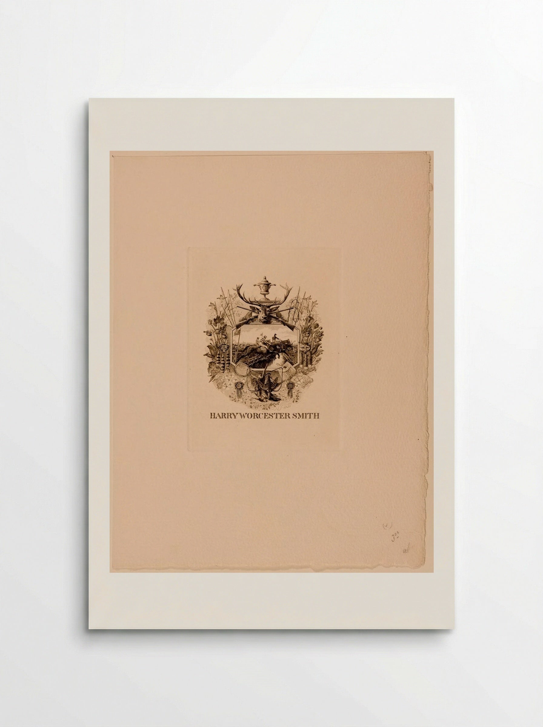 Bookplate of Harry Worcester Smith - Sidney L. Smith - Poster